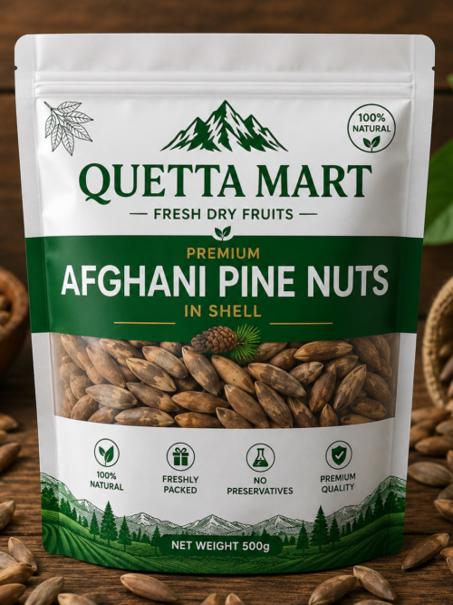 Premium Afghani Pine Nuts in Shell