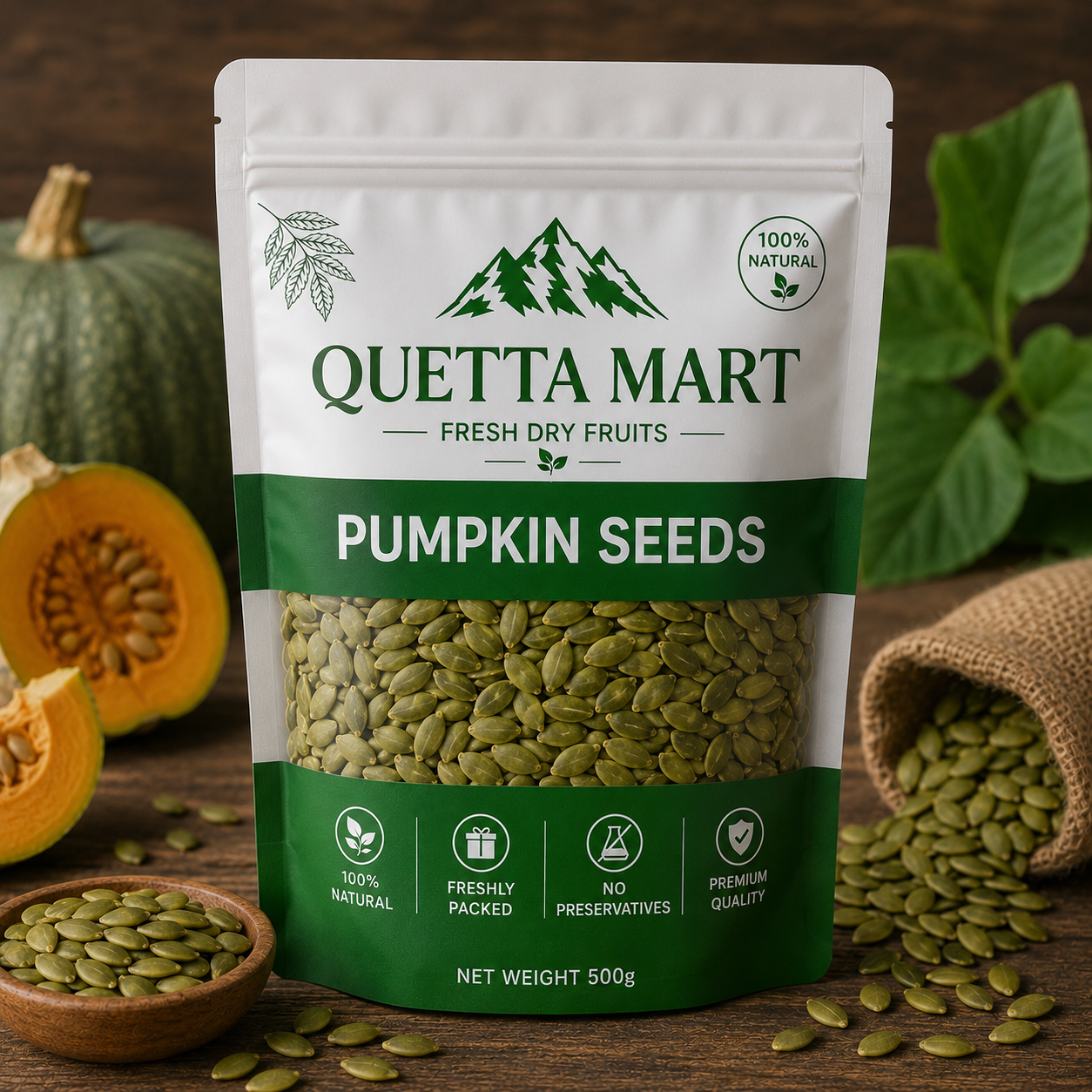 Premium Pumpkin Seeds Without Shell