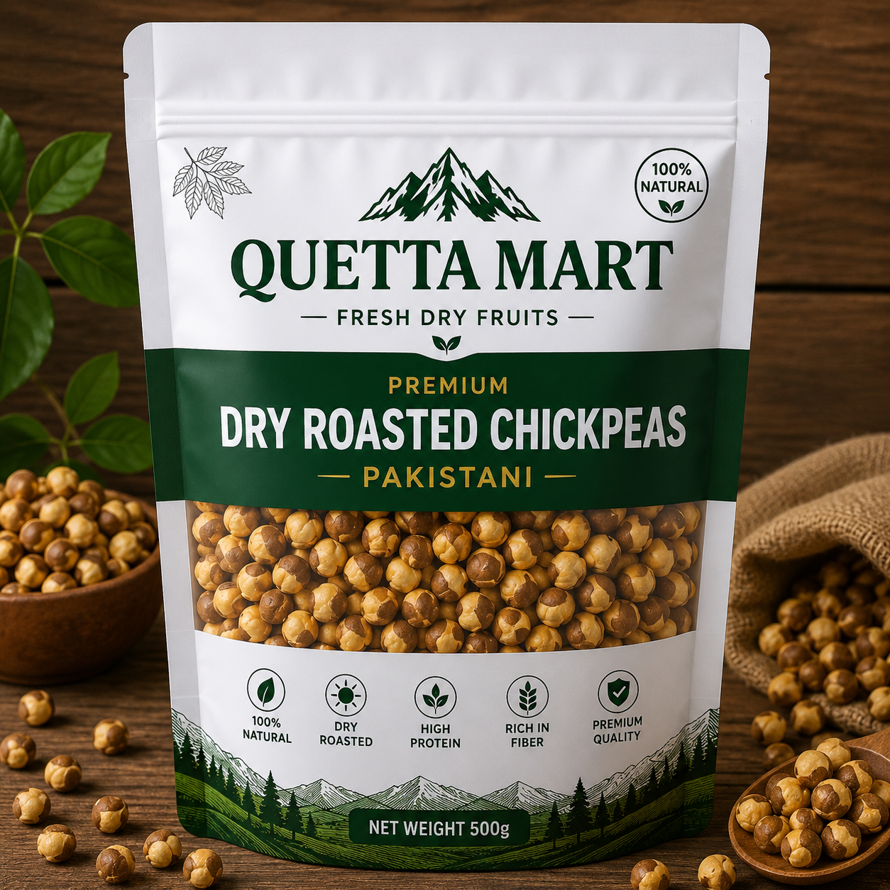 Premium Pakistani Dry Roasted Chickpeas